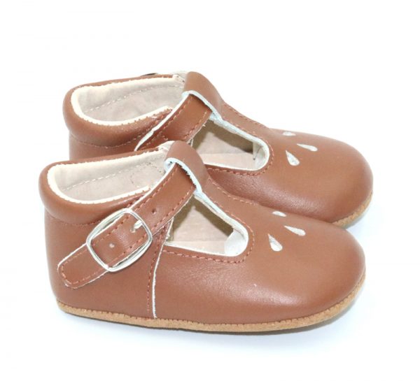 Tan Leather - T-Bars (Soft Sole) - Image 3