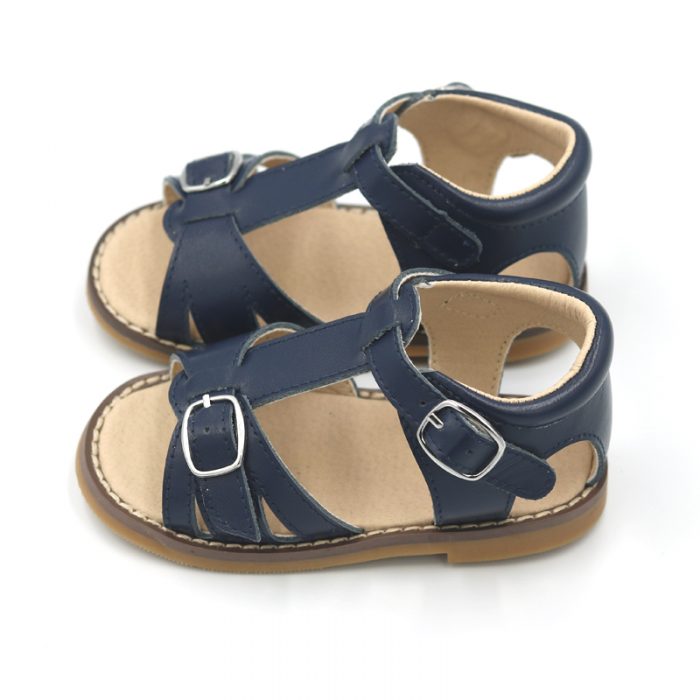 Tootsie Toes | Navy – Remy Sandals (Hard Sole)