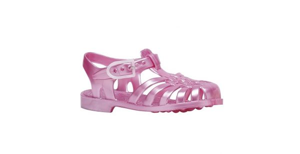 Méduse Jelly Sandals – Pink Shimmer