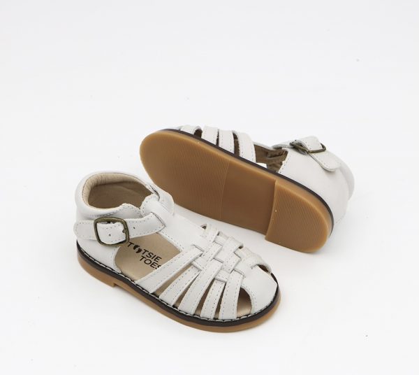 White -  Ava Sandals (Hard Sole) - Image 2