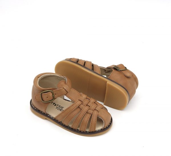 Tan - Ava Sandals (Hard Sole) - Image 2