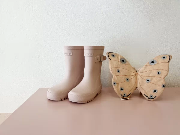 Hubble & Duke Natural Rubber Gumboots / Powder Pink - Image 2